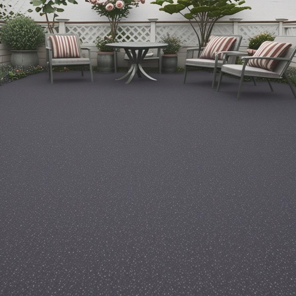 Black Resin Patio in Flint