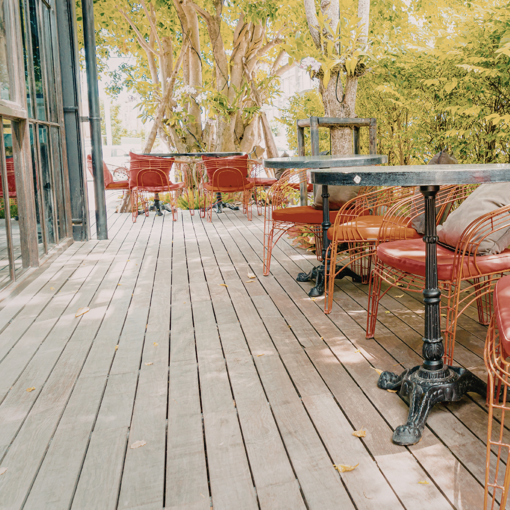 New Decked Patios in Flint